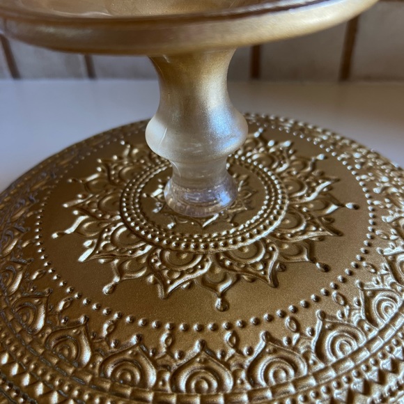 Fruit Bowl ~ Turkish Hand Crafted Large Decorated Glass  Bowl - Picture 4 of 9